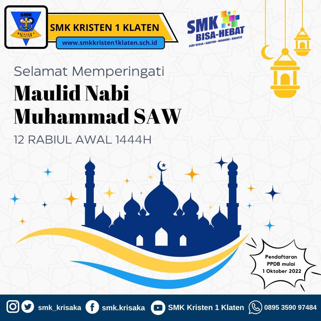Tekno_AI's tweet photo. Selamat Memperingati
Maulid Nabi Muhammad SAW
12 RABIUL AWAL 1444H

#Smk
#Smkkristen1klaten
#Smkbisa https://t.co/cQwqwYvGMT