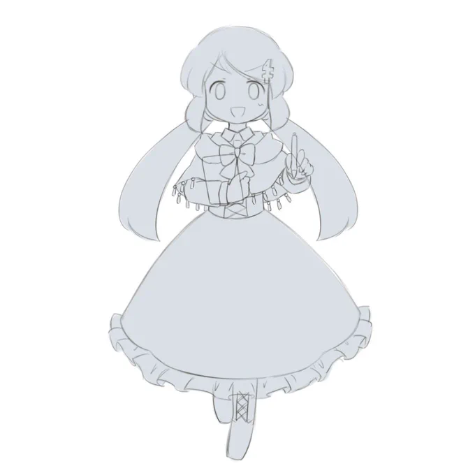 故あって正面向いた代理さん絵が必要なのでらふ 