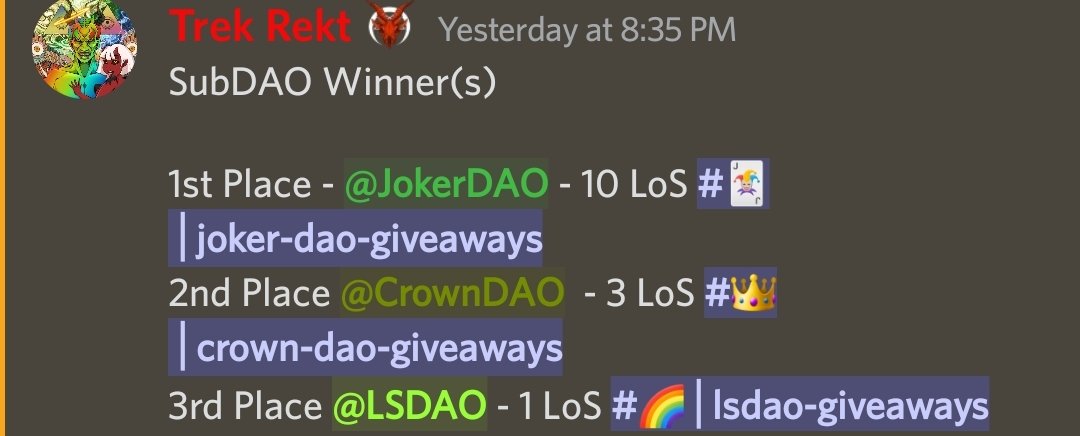 a_r0n_'s tweet photo. Yo!๐จ After a hard fought @Legion_of_SOL #SubDAOWar the top 3 on podium are #JokerDAO #CrownDAO and #LSDAO ๐
Now 14 #LoS #Legion Demons will be given away to winnin DAOs!๐ฏ
#EnterHell and see what all the fuss is about ๐..
#SOL #NFTGiveaway #NFTs #SolanaArt #Solana #IYKYK ๐ https://t.co/7VnCd6xonu