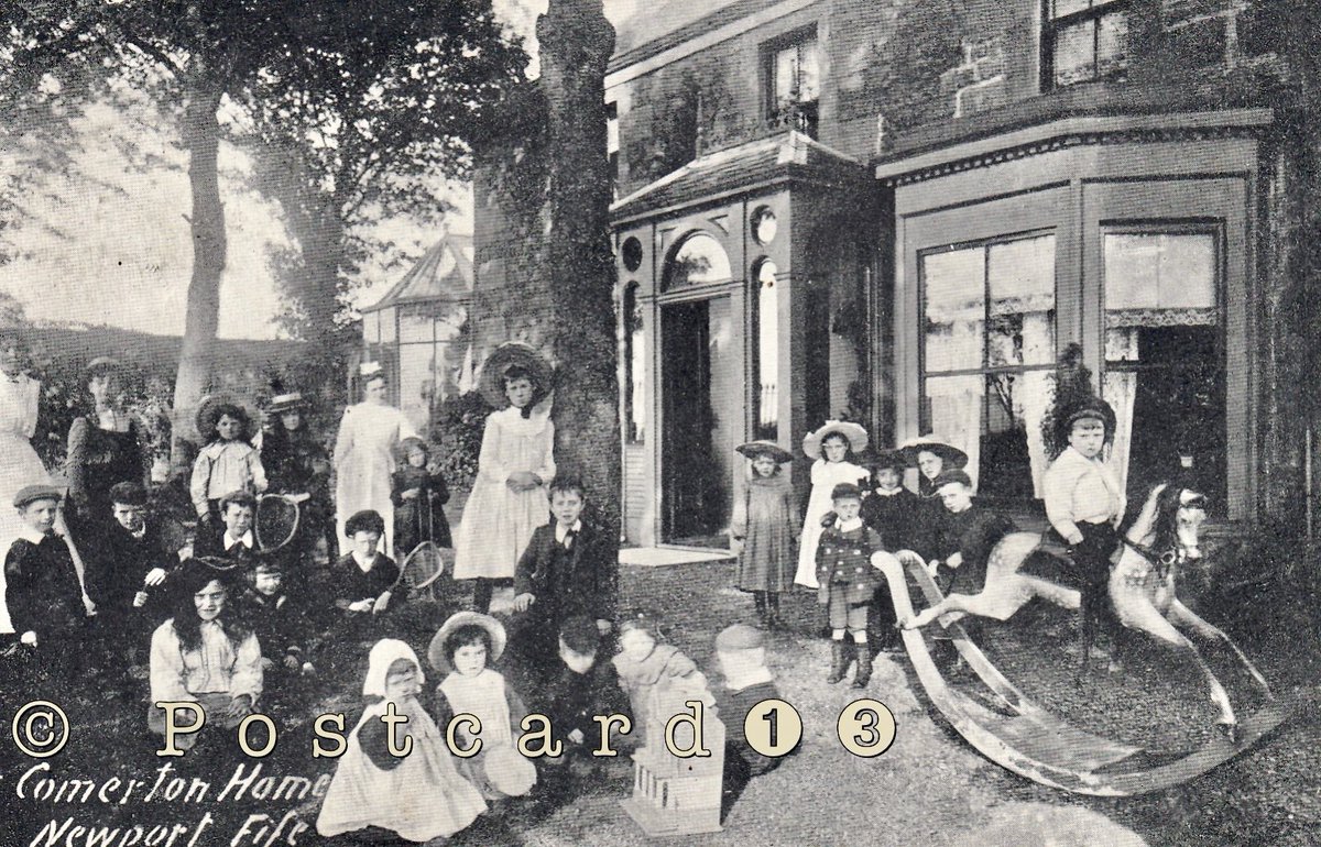 postcard13's tweet photo. Newport on Tay
Comerton Home, residential home for children, nursing staff and the children in garden along with toys for the postcard photographer, 1905. Home now a private house at the roadside opposite entrance to Drumoig golf course and housing
#Fife
#NewportOnTay
#Forgan https://t.co/pcPiOECR7t