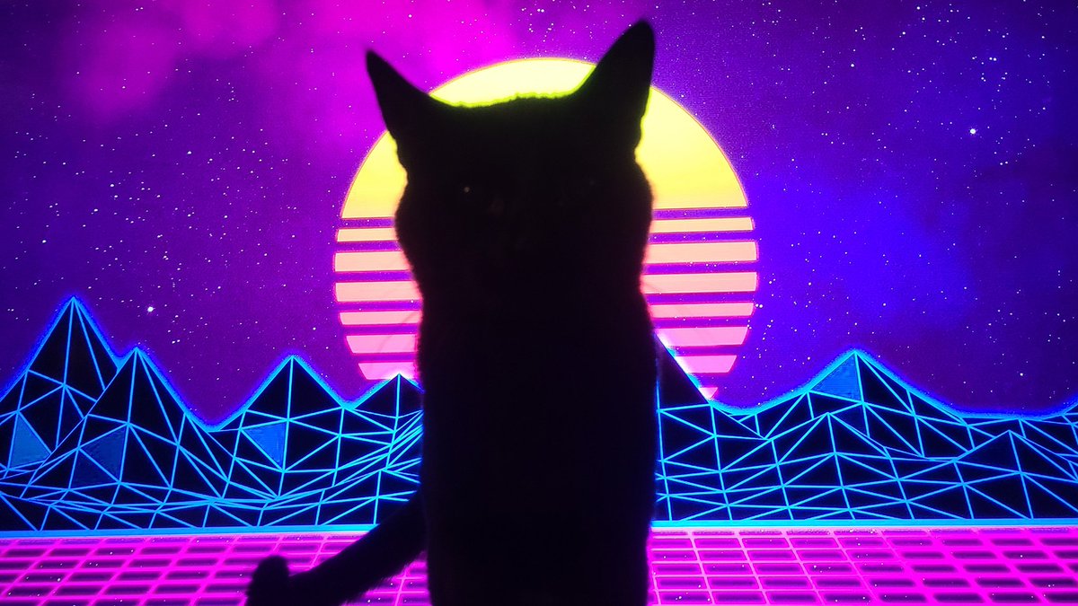 Spoopy synthwave Noctis 😼