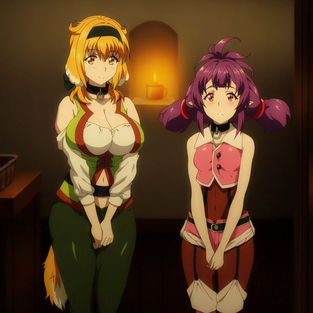 Harem In The Labyrinth Of Another World Sherry StudiOfficial on Twitter: "RT @StudiOfficial: Roxanne & Sherry 🧡💜 Anime
