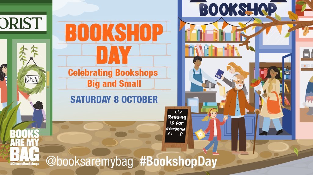 Happy #BookshopDay! 

Bookshops are magic. 📚✨

Here are just a few reasons why you should #ChooseBookshops today:

- Local jobs.
- Local economy.
- Local community.
- Real passion.
- Real people.
- Real conversations.
- Proper service.
- Perfect gifts.
- (and taxes paid!)