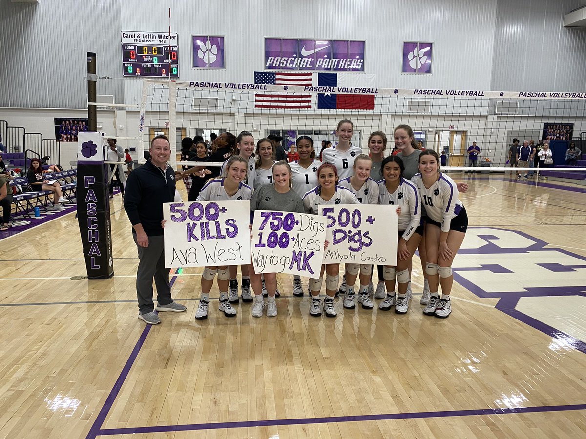 PHS Volleyball (@phsvbfno) on Twitter photo 🚨CAREER MILESTONES!!
✔️<a href="/aniyah_castrooo/">Aniyah Castro</a> surpassed 500 digs!!
✔️<a href="/AvaWest80112115/">Ava West</a> surpassed 500 kills!!
✔️<a href="/McKinleyChase_3/">mckinley chase</a> surpassed 750 digs & 100 aces!!
#txhsvb #PFL <a href="/Gosset41/">Brian Gosset</a> <a href="/FWISDAthletics/">FWISD Athletics</a> <a href="/CoachAtlas1/">Amanda Cofer</a>
🏐PANTHERS battled hard v Trinity (18-25, 25-22, 22-25, 23-25) #TEAM 🚨CAREER MILESTONES!!
✔️<a href="/aniyah_castrooo/">Aniyah Castro</a> surpassed 500 digs!!
✔️<a href="/AvaWest80112115/">Ava West</a> surpassed 500 kills!!
✔️<a href="/McKinleyChase_3/">mckinley chase</a> surpassed 750 digs & 100 aces!!
#txhsvb #PFL <a href="/Gosset41/">Brian Gosset</a> <a href="/FWISDAthletics/">FWISD Athletics</a> <a href="/CoachAtlas1/">Amanda Cofer</a>
🏐PANTHERS battled hard v Trinity (18-25, 25-22, 22-25, 23-25) #TEAM