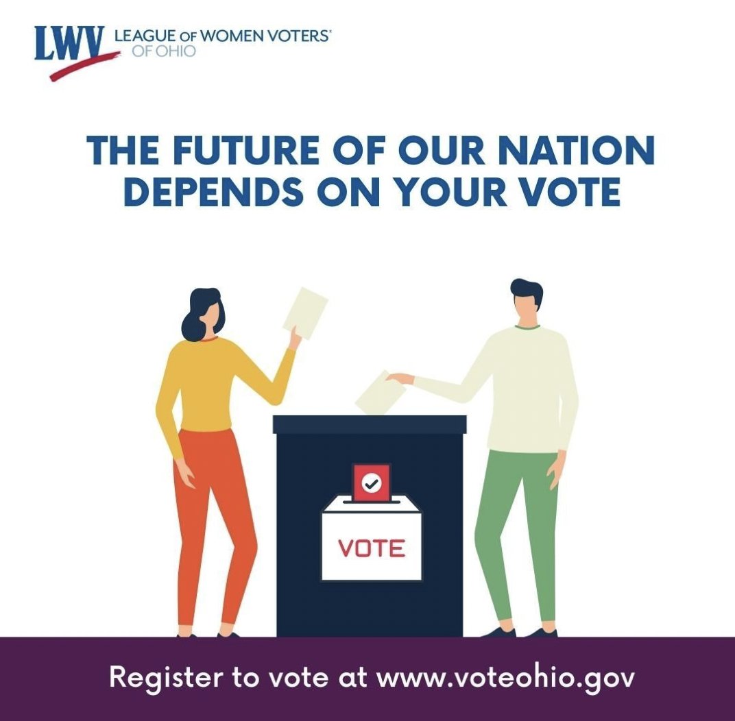 The power is in your hands.
The deadline to register for the November election is next Tuesday October 11
Register to vote at voteohio.gov
#VoteOhio #election2022