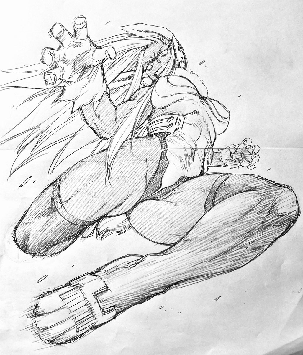 ラフ描き、🐇ミルコ🐇 