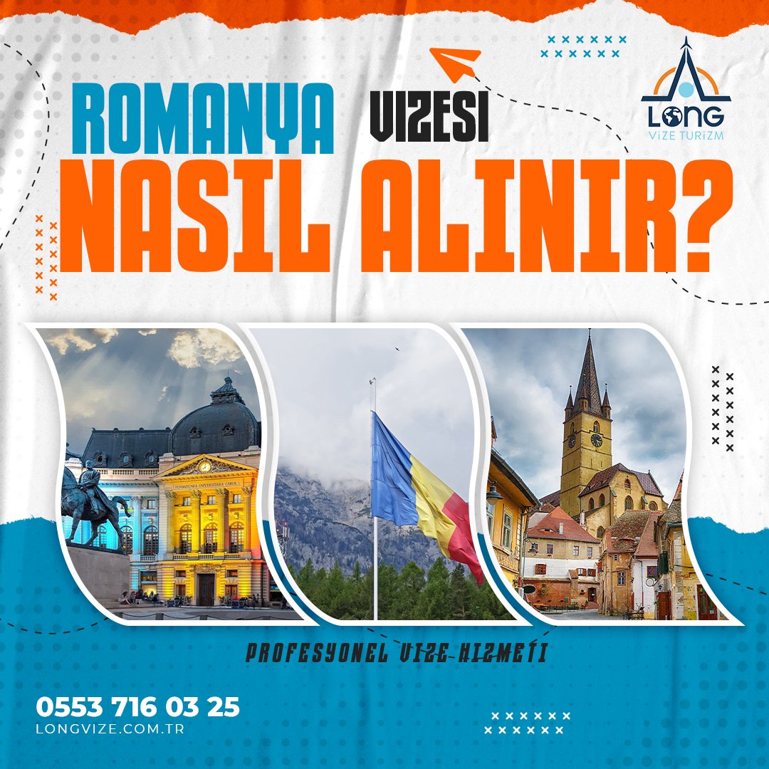Romanya ve Tüm Vize İşlemleriniz İçin Profesyonel Hizmet!

🔗 bit.ly/3MeURkv

Bize ulaşmak isterseniz

📱 0312 426 03 25
📱 0553 716 03 25
📧 info@longvize.com.tr

#vize #vizeişlemleri #Romanya #Romanyavize #Romanyavizesi #yurtdışı #longvize #romania #profesyonelvize