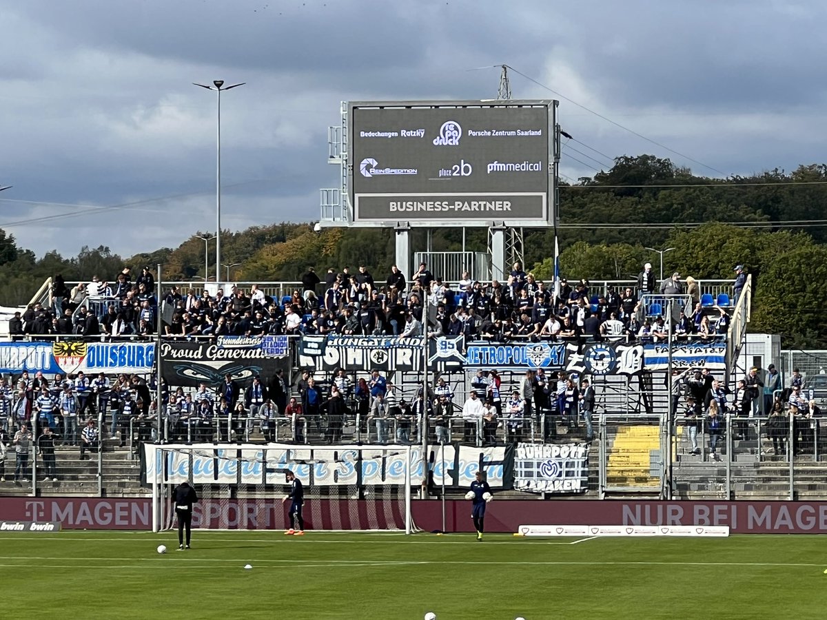 Eurohop Match 13 in Saarland for Elversberg vs Duisburg in 3 Liga. Our final game in Germany and suspect they don’t get many English visitors based attempted interactions. However, programme and club shop raided. TOR.

Ground 680
#wegoagain4