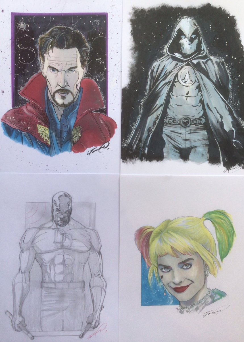 leetownsendart's tweet photo. I am opening a pre-commission sketch list for @MCMComicCon #London from today!
Message me here on #Twitter or
📧leetownsendartist@virginmedia.com 
for prices and details if your interested, limited to 6 pieces only🙏
#retweetswelcome #commissionsopen #MCMComicCon https://t.co/L8Hu5RGvxk