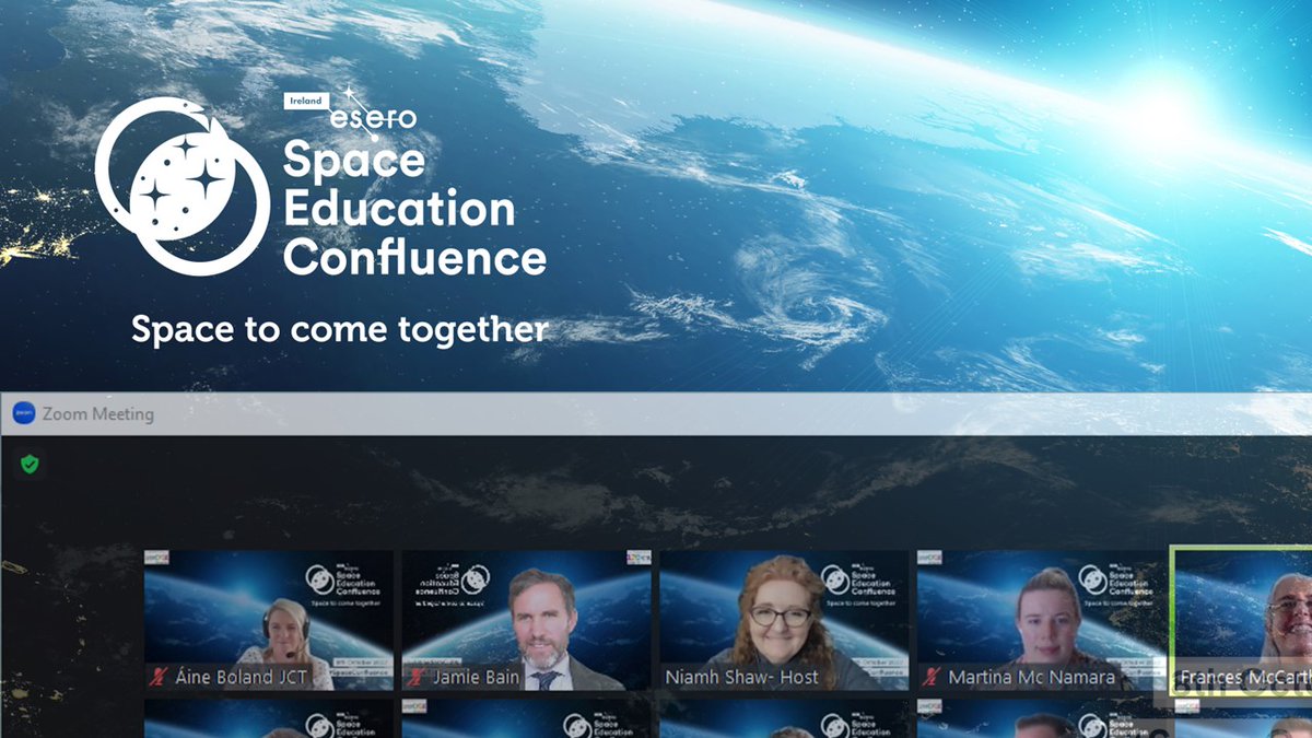 JctScience's tweet photo. Fantastic morning at the @esero_irl and @bco #SpaceConfluence this morning. Inspiring speakers and so much learning there too. #SpaceWeekIRL. For more events this week see https://t.co/gpGkQSaj1Q. #jcreform https://t.co/jHNT4UpVFa