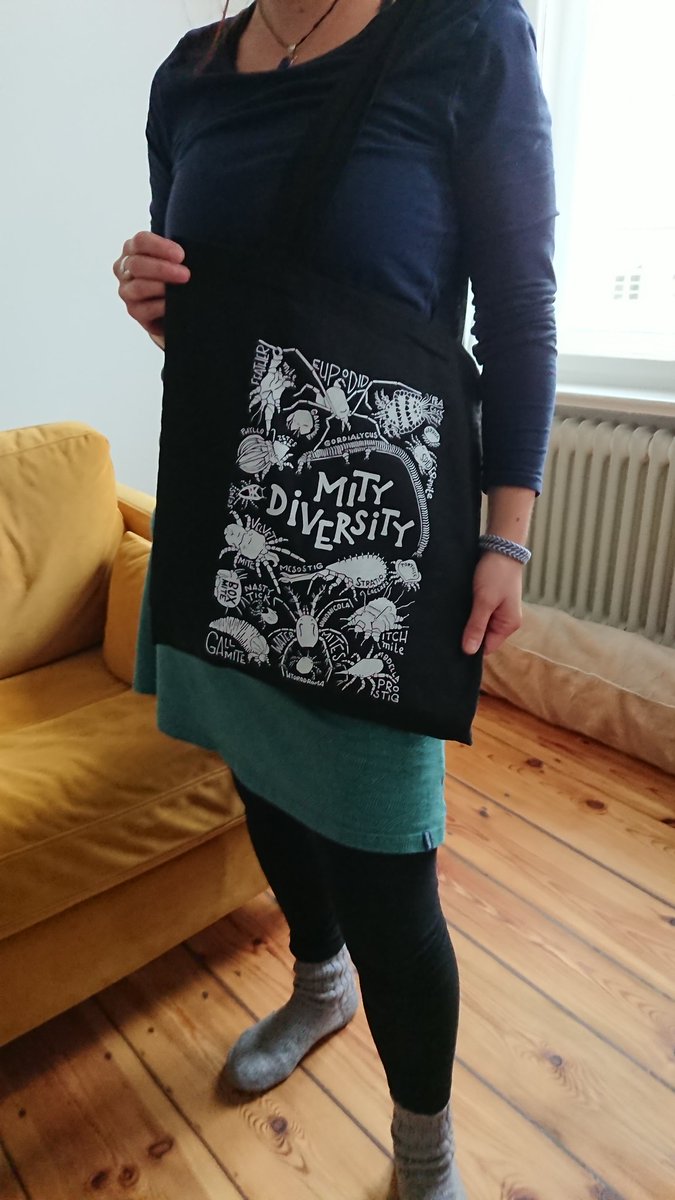 We made some merchandise for the mite nerds attending the acarological colloquium in Göttingen this week. Hope everyone enjoyed the conference and had an inspiring time!