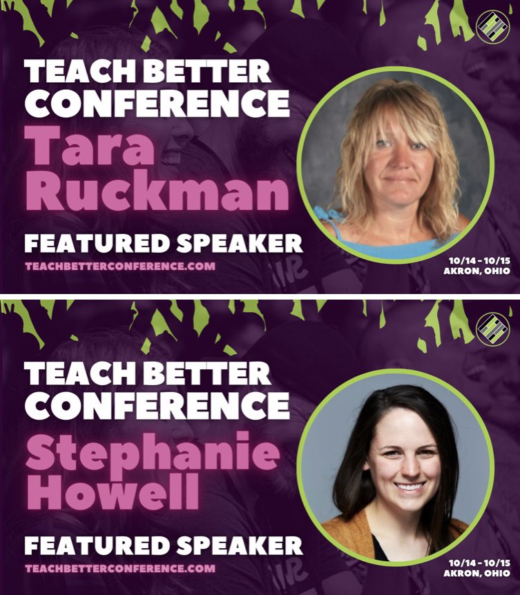 ControlChaosEdu's tweet photo. Who will be in Akron this October? Looking forward to a day at the Teach Better Conference and Control the Chaos Hacks! @mrshowell24 @mrs_truckman 
#teachertwitter #edutwitter #BehaviorEdTech #edtech https://t.co/JgCyaCySrV
