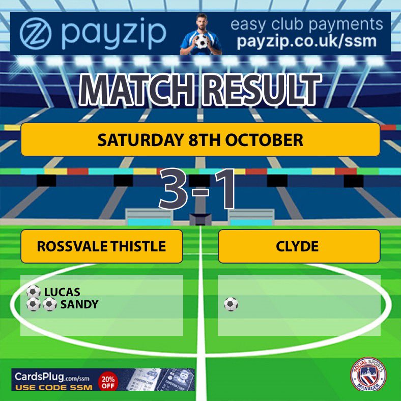 Todays result, took a while to get going but played some great football 🔴🟡⚽️