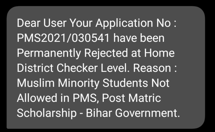 Isar_alig's tweet photo. Kya Muslim hona gunah hai?
Surjapuri Muslims ko 2003 me reservation kis liye Diya gya hai?
@yadavtejashwi 
@NitishKumar 
@Akhtaruliman5 https://t.co/jpwNUFFVrN