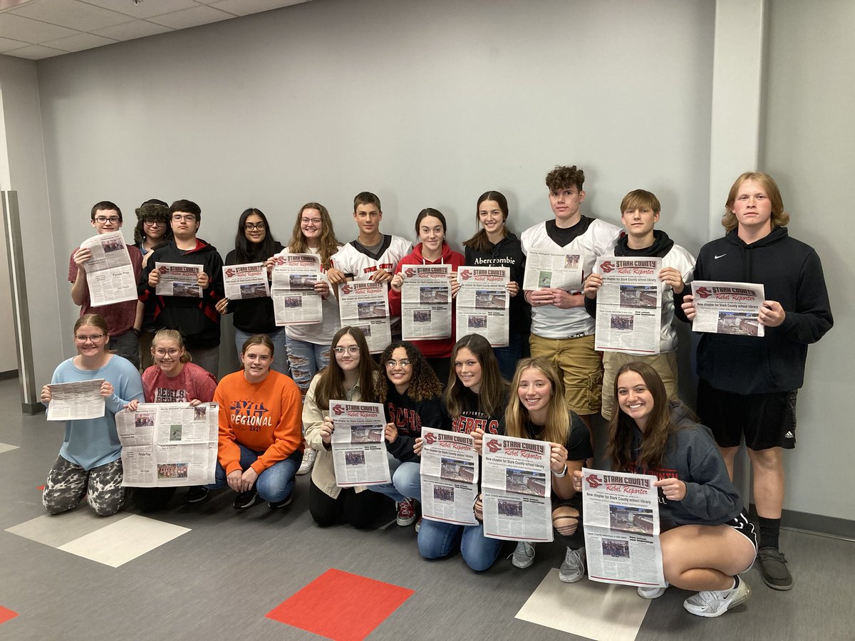 Congratulations to the Rebel Reporter class on their FIRST ISSUE #ALLIN #SCproud