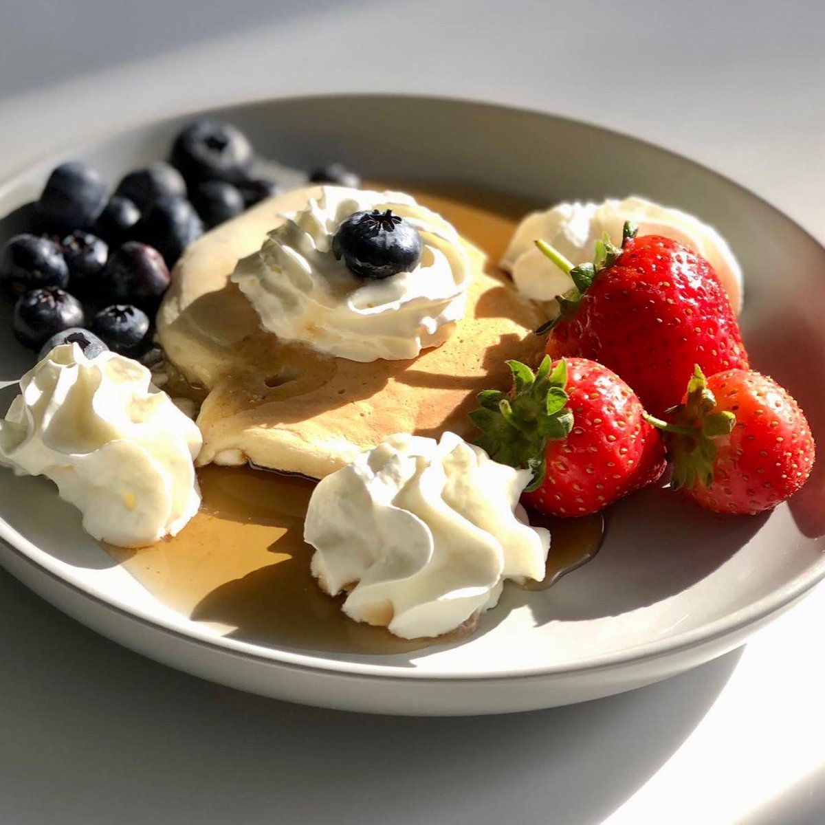 Saturday morning in-house brunch is the bomb! American style pancakes on the menu this week and no better way to come together as a “family” than over food……