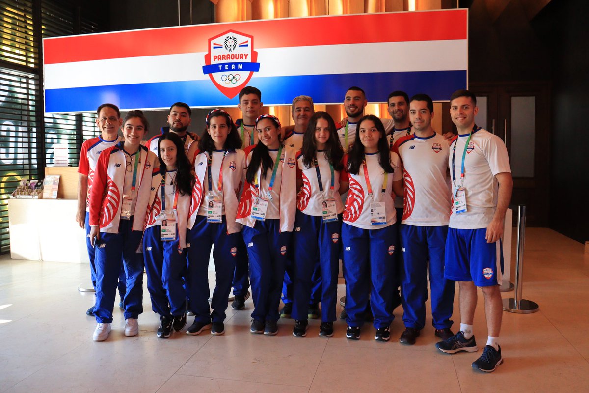 fptmparaguay's tweet photo. Ingreso oficial de la selección nacional de Tenis de Mesa al Hotel del #TeamParaguay 🇵🇾❤️❤️

¡La espera terminó! 

📸 @coparaguay 
@sndpy @asu2022oficial @ayaloli1 https://t.co/LzXjvtbcmA