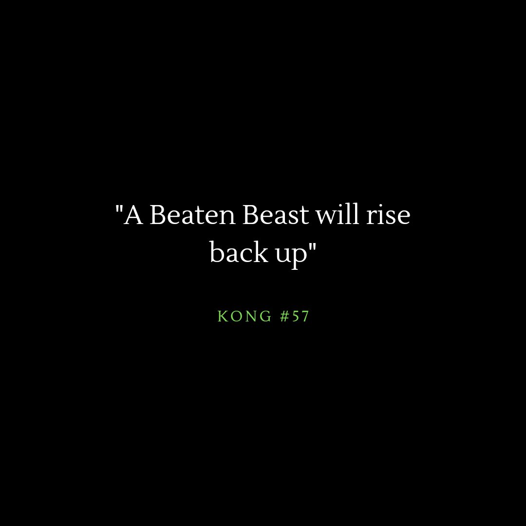 Kong57Brand's tweet photo. Anything in life, Win or Lose, it's always about the next step.

Do you let your victory be your downfall?
Or do you soar to greater heights💥

Do you let your defeat be permanent?
Or do you rise back stronger 💪 

Time to rise, like a reborn Beast 🦍💯 https://t.co/KElTsLVknd