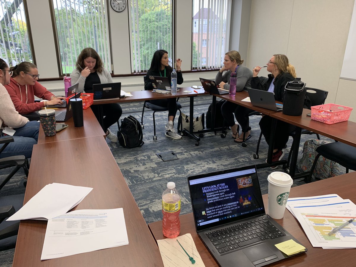 Our instructional program teachers were busy aligning their ELA instructional resources and practices with grade level standards and W &amp; W themes for our students that require some extra support. #dreamteam #spedchat #studentsfirst #SpecialEducation <a href="/ColleenCook82/">Colleen Cook</a> @HNoncek