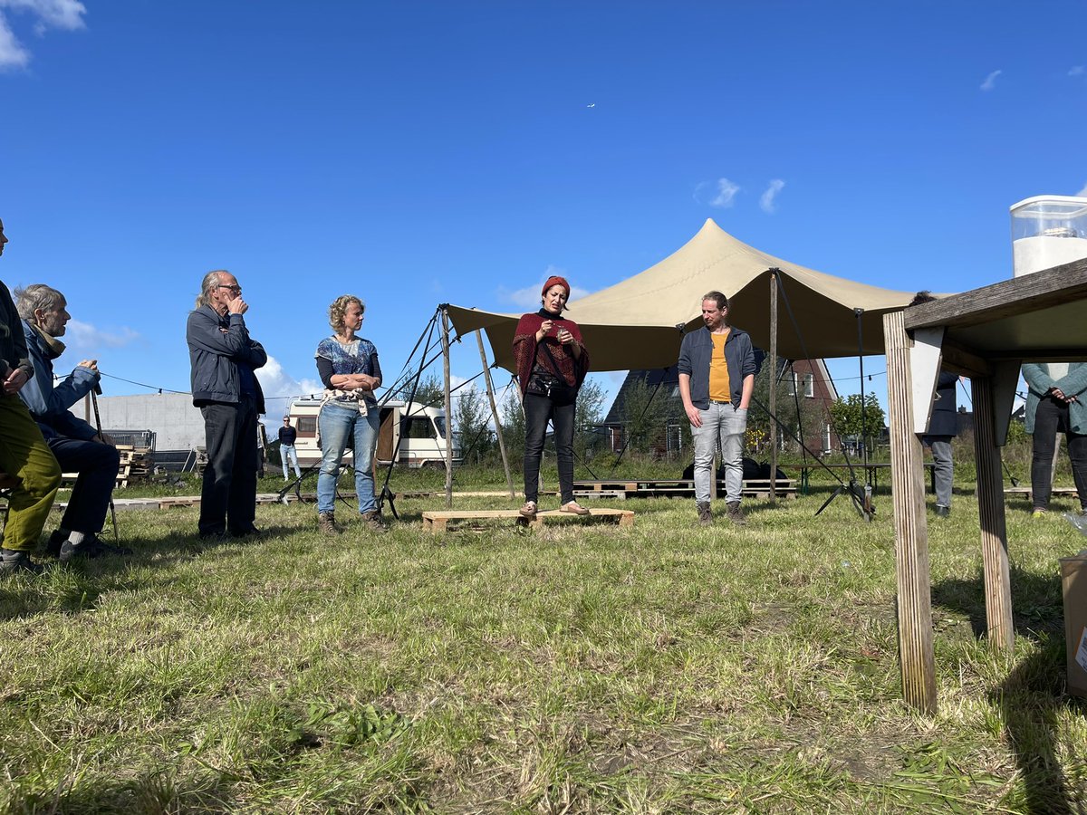 Arc2Principles's tweet image. Voedselnetwerk 110% Oosterwold. Ceremonie door  Sharie Parsipoor