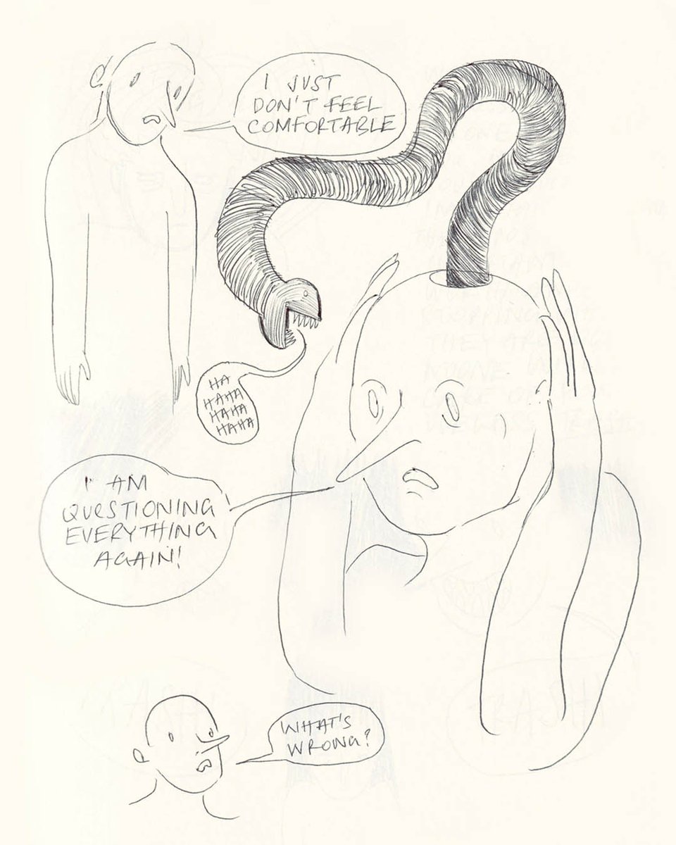 iris_e_hable's tweet photo. My brain is such a comfortable place at times.

#brain #brainworm #mentalhealth #doodle #sketch https://t.co/qC3RA8E1Ht