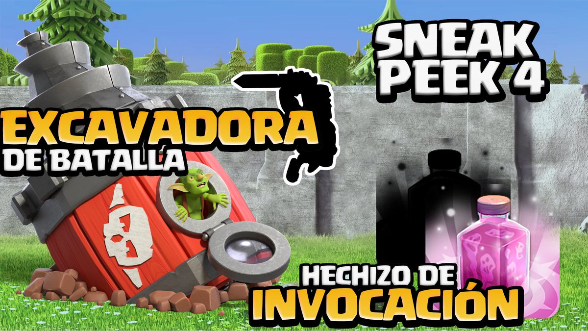 🔴 NUEVO VÍDEO 🔴

🔥 SNEAK PEEK #4 🔥

ESTO CAMBIA TODO! 😱

EL HECHIZO MÁS ESTRATÉGICO DEL JUEGO! 😳

✅ Excavadora de batalla
✅ Hechizo de invocación

👉 youtu.be/4_zr7LMUSlE