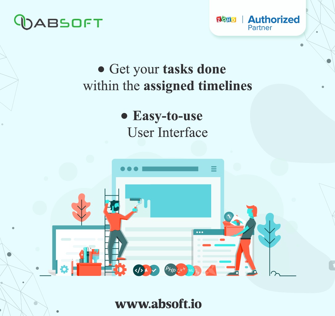 Absoft_IT's tweet image. Do you ever feel the need for a potential project management software where you can easily plan, track and execute tasks within timelines?

Zoho Projects is all you need! The advanced features and benefits of Zoho Projects include the following:

#absoft #absoftsolutions #zoho