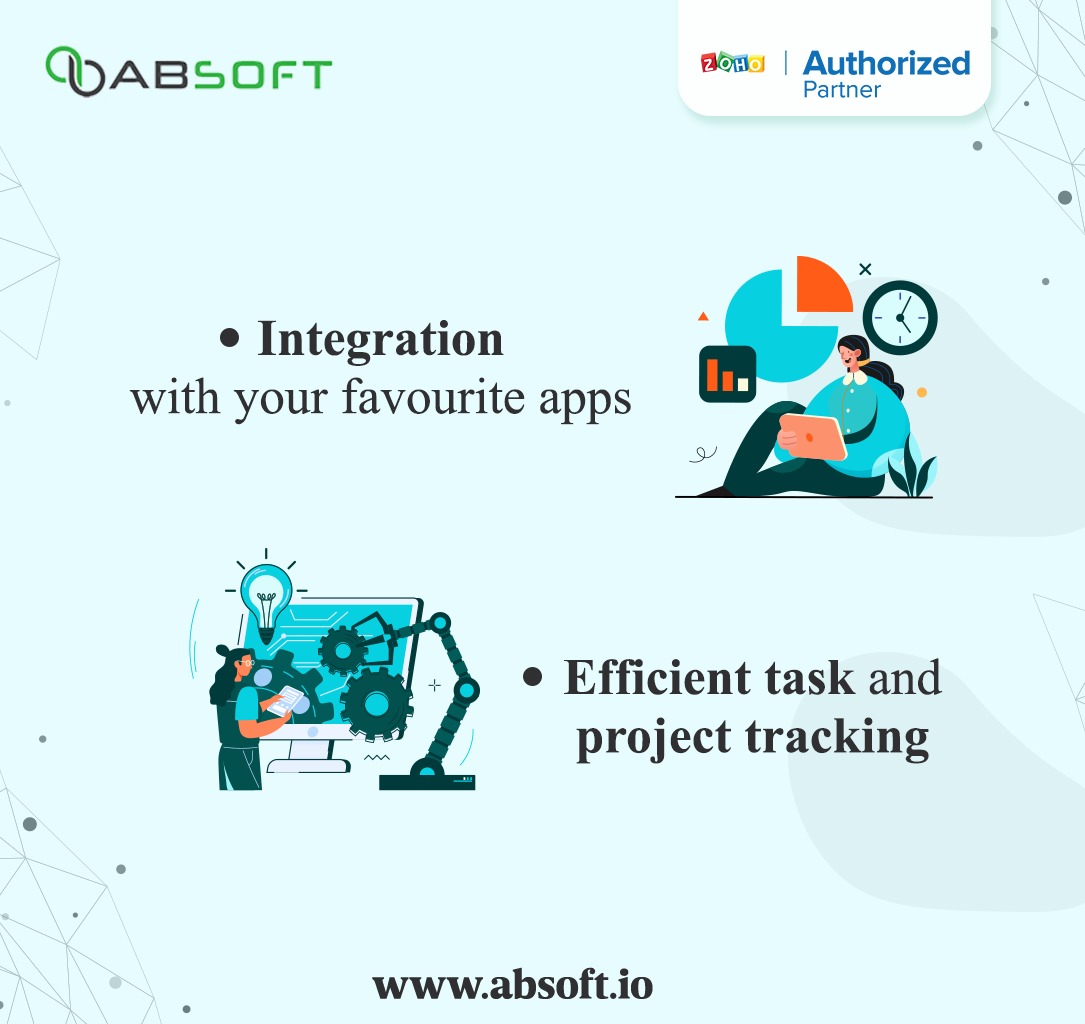 Absoft_IT's tweet image. Do you ever feel the need for a potential project management software where you can easily plan, track and execute tasks within timelines?

Zoho Projects is all you need! The advanced features and benefits of Zoho Projects include the following:

#absoft #absoftsolutions #zoho