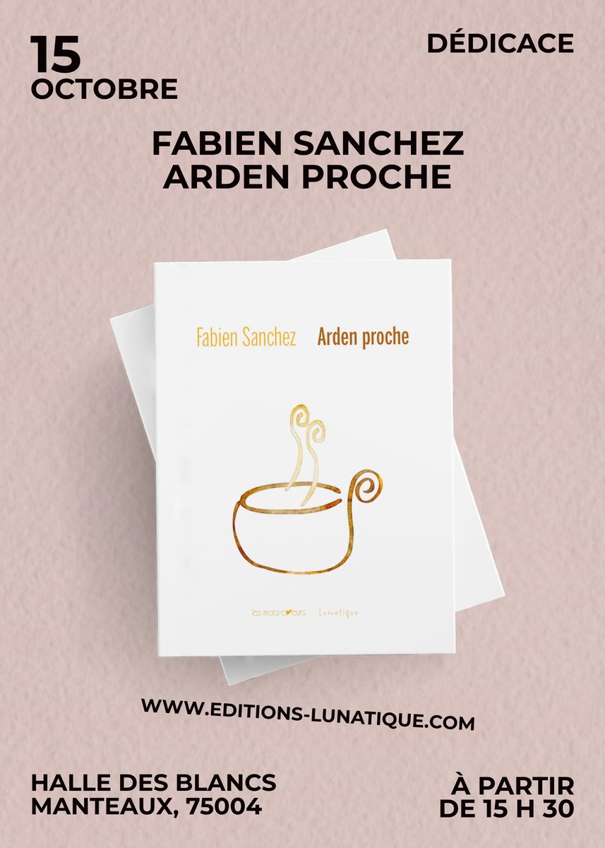 Arden proche... du salon de la revue
#fabiensanchez #ardenproche #etrevues #salondelarevue #dédicace #poésie