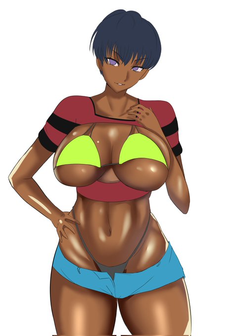 黒ギャル
色を変えて塗り直してみた。 