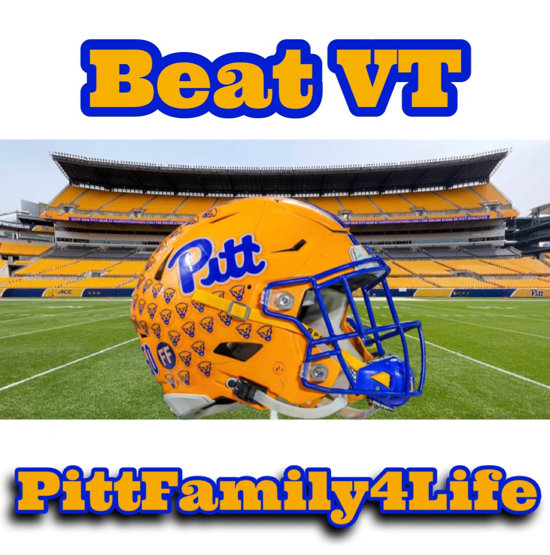 ITS GAME DAY!!! 
#BeatVT 
#PittFamily4Life