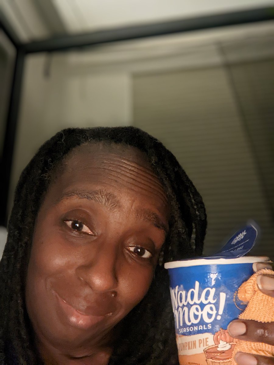 LoukishaStory's tweet photo. It seems fitting that my 1st post in a while is about yummy non-dairy pumpkin ice cream. It is nice to start on a sweet note. I am starting my birthday celebration a bit early. This delicious frozen pumpkin goodness is a perfect late night treat. #nadamoo #earlybirthday https://t.co/MwP3sbXLkU