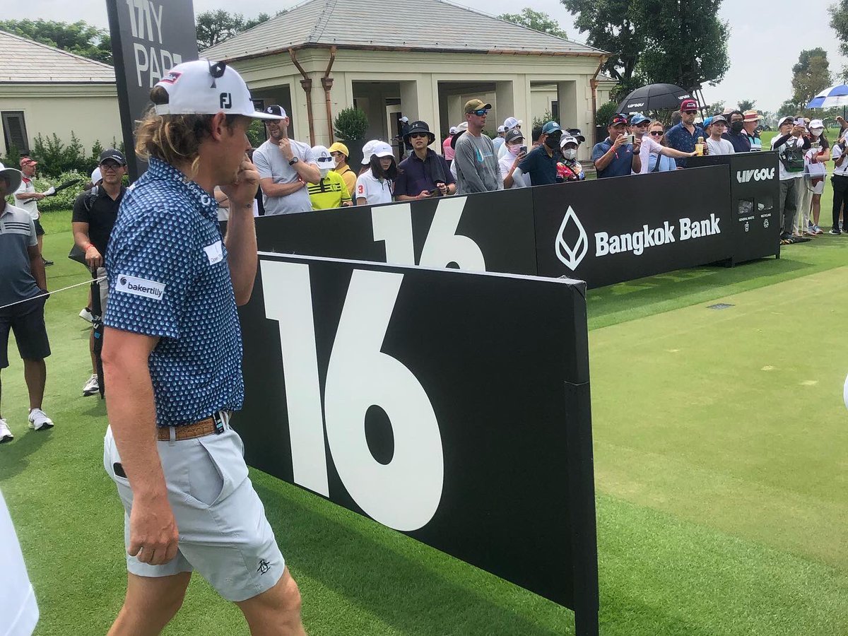 BenjaminH44's tweet image. #LIVGolfBangkok Had a great time today watching the LIV players in action on day 2. Course conditions were immaculate. Quality golf and decent respectful crowd viewing the action.