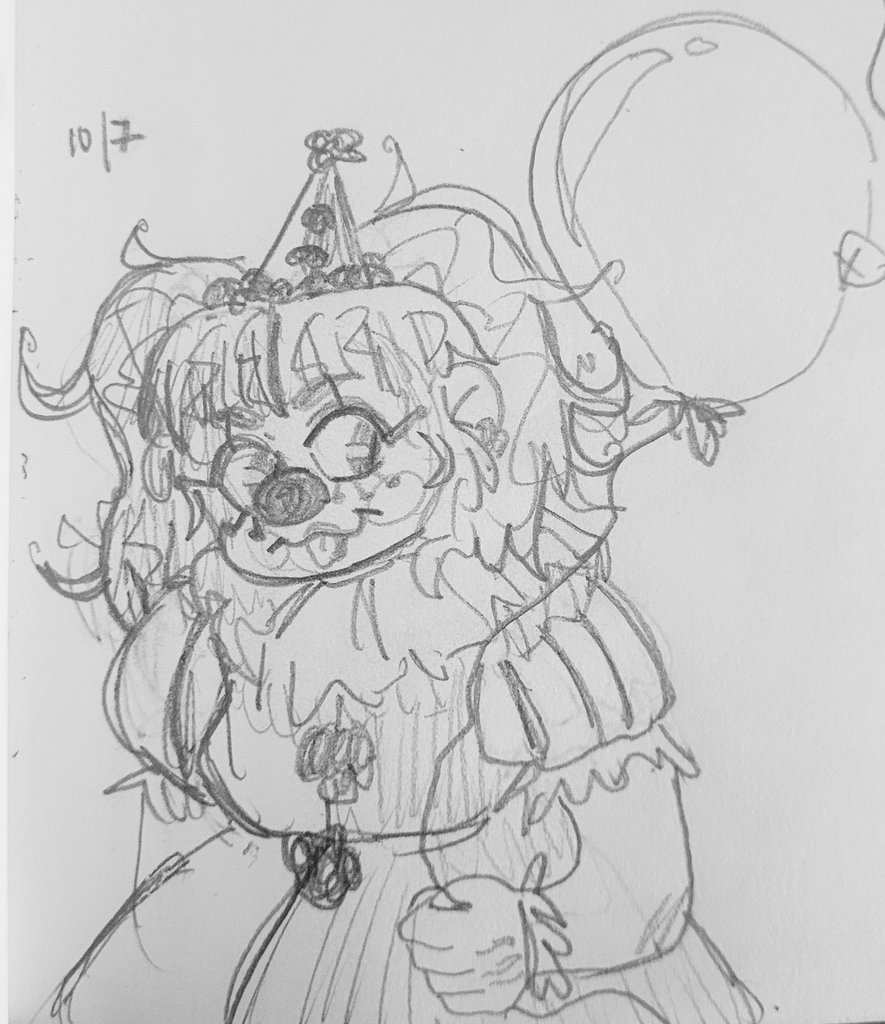 ghostpoot's tweet photo. doodled a quick Giggles 🎈 https://t.co/0S2bN93t3d