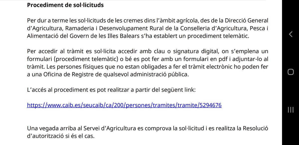 ffernandezsuch's tweet photo. Quemas Agrícolas. Hasta que entre en vigor la Ley PAC.

En #IslasBalears seguimos aplicando la Resolución de 3 de Agosto. Establece el sistema de AUTORIZACIONES por cuestiones fitosanitarias.

La excepción está funcionando. Todos los días se firman una media de 40 autorizaciones. https://t.co/fd4hgdrtYa