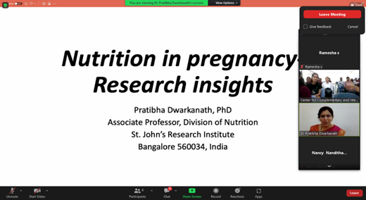 StJohnsResearch's tweet photo. Dr. Pratibha Dwarkanath #AssocProf, Div of Nutrition @StJohnsResearch addressed students & faculty at the Dept of Health Sciences, Savitribai Phule Pune University @UnivofPune on "Public Health Story-III” as part of #PoshanMaah2022 Celebrations https://t.co/1gnA6tLSpm