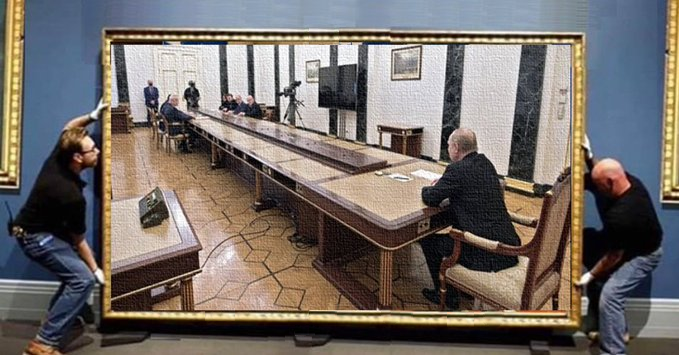 tomiahonen's tweet photo. Traditional Russian Military Proverb:
"Man with long table has short pencil."
Traditional Russian Engineering Proverb:
"Man with long bridge has short pencil."
#CrimeanBridge #TableBoy #CzarLilliPutin #LilliPutin #VladimirTheTable #KerchBridge #CrimeaBridge https://t.co/bGcnZSNfJf