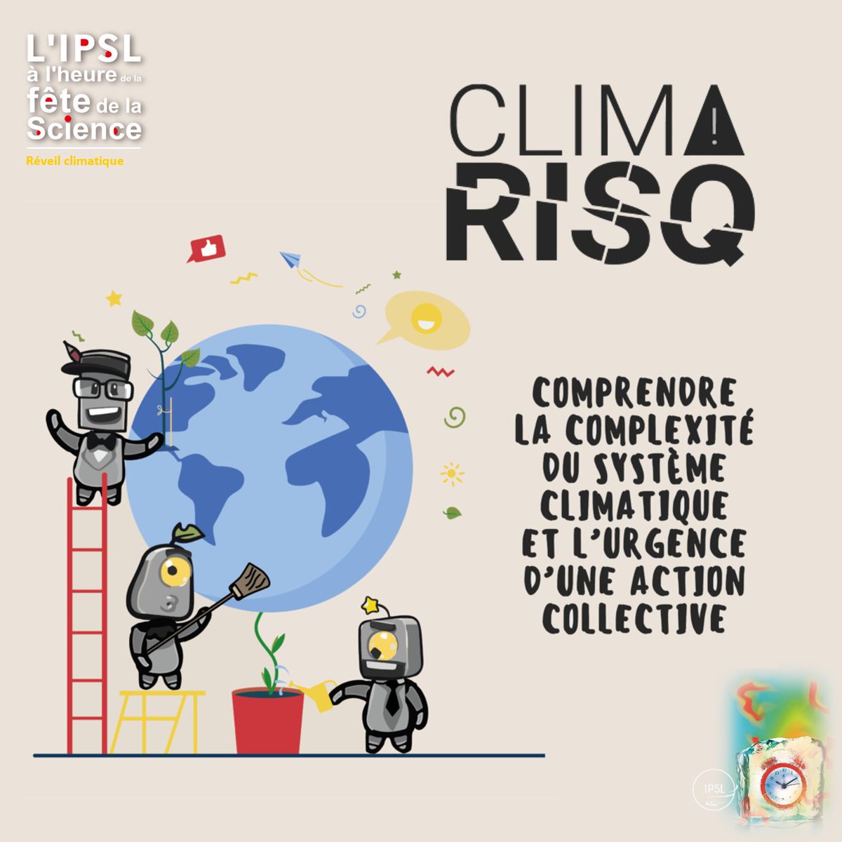 IPSL_outreach's tweet photo. [8-9 oct. Paris⏰ L'IPSL à l'heure de la @FeteScience] 
Venez découvrir et jouer à #ClimaTicTac et @ClimarisQ dans la Grande Galerie de l'évolution @Le_Museum 
@BiovivaEditions @DaviFaranda 
#FDS2022 https://t.co/1ssPIekvE4