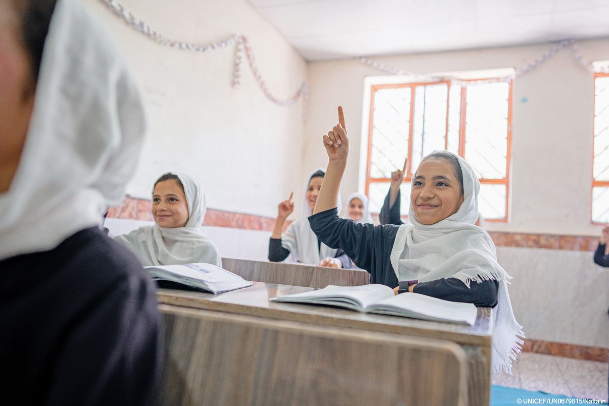 Her right to lead.
Her right to learn. 
Her right to choose.

Women and girls are vital to the future of Afghanistan, and the world. As we approach #DayoftheGirl, repeat after us: Every girl has a right to an education.