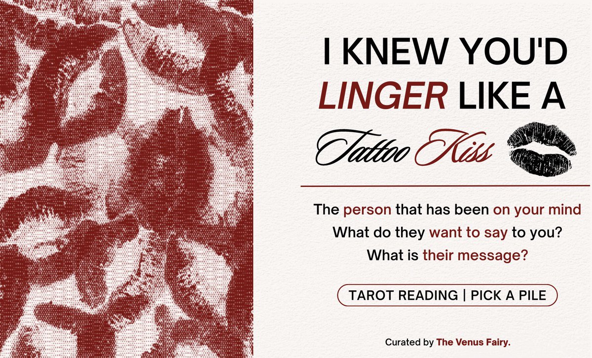 kittcie's tweet image. [ Help me by retweeting this, please? ♡ ]

With Venus being in Libra and romance dancing in the air, a pick a pile reading about what your person wants to say to you is perfect. Remember to use your intuition and think of your person. 🤍

t. #zonaba #zonauang #tarotreading