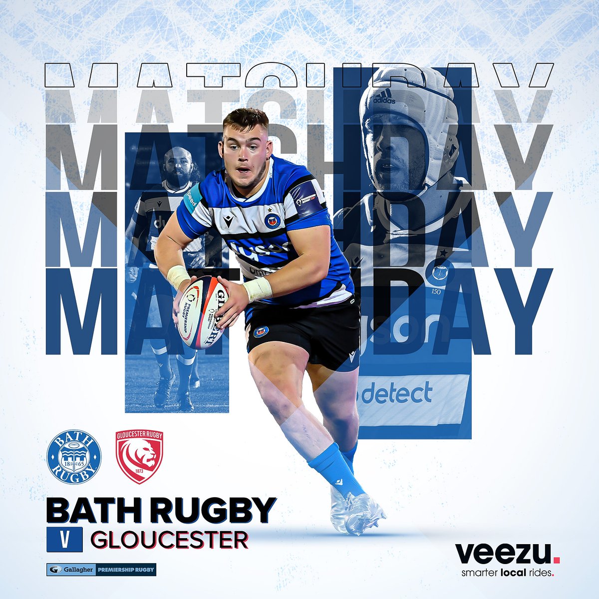 𝘿𝙚𝙧𝙗𝙮 𝘿𝙖𝙮 💥

🆚 <a href="/Gloucester/">Kevin Burge - County Clearance Limited</a> Rugby 
🏟️ The Rec
🏆 <a href="/premrugby/">PREM Rugby</a> R5
⏰ 15:00
📺 BT Sport
📻 BBC Radio Bristol
💻 Match Centre 👉 bit.ly/3SFKBE9

🤝 <a href="/Veezu/">Yung Boy Veezu</a>