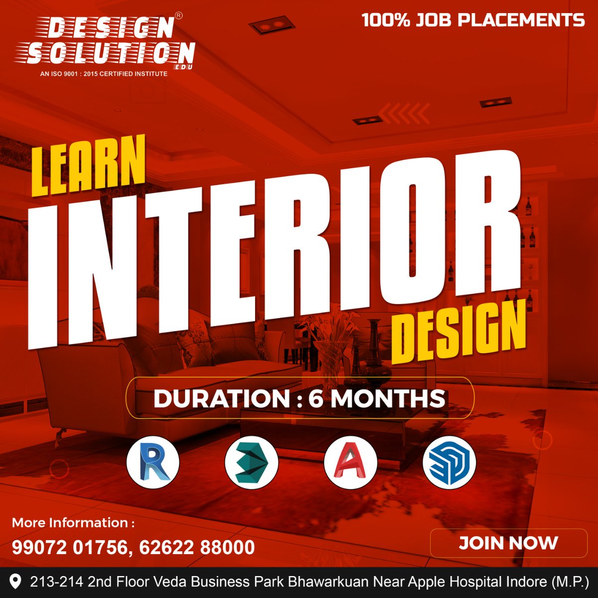 Designsolutiona's tweet photo. The space within your walls is full of opportunities for individual style
#designsolution #indore #autocad #software #onlineclass #LearnAtDesignSolution #3dsmax #interiordesigning #civildesign #cad #mechanicalcad #architecturecad #trending #explore #buildcareer #interiordesigner https://t.co/wKihtTPk2b
