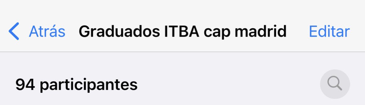 maghico22's tweet photo. Ayer me subí a un grupo de “Graduados del ITBA viviendo en Madrid”. Como máximo imaginé que seríamos 6 o 7…
El grupo tiene 2 años de antigüedad y somos 94. Qué locura, no puedo creer la fuga de talento. https://t.co/nrYIL4u12y