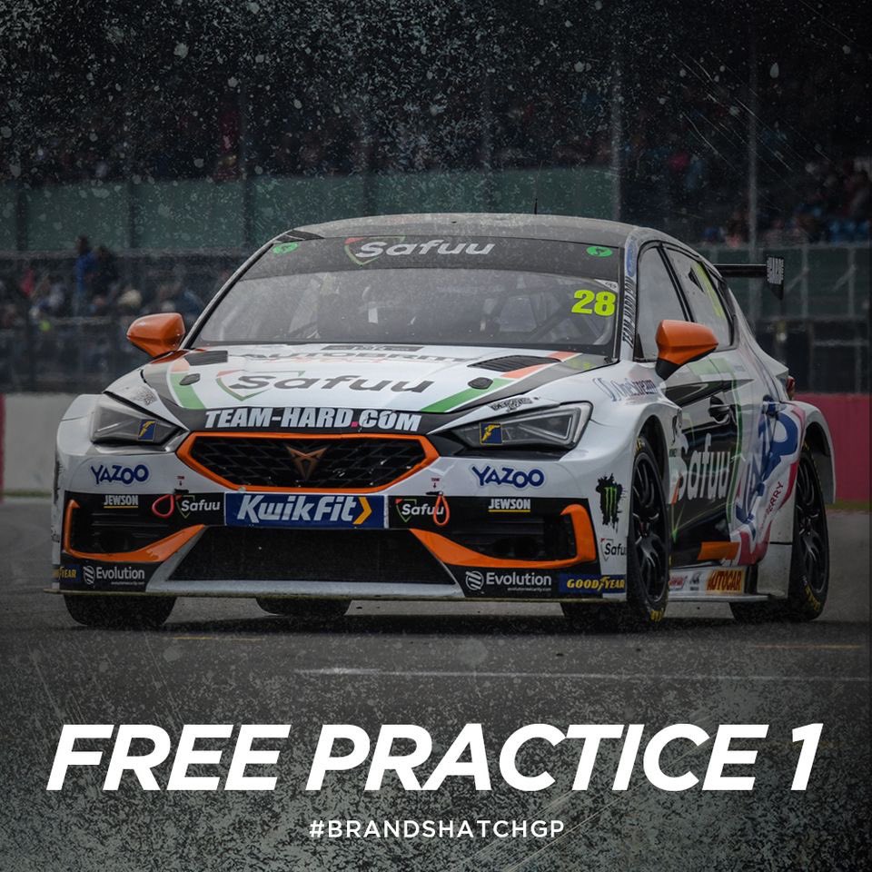 safuuracing's tweet photo. Heading out on track soon, #FP1 coming up ππ§‘ https://t.co/emm6vZAQqs π² #SRT #SafuuRacing #TeamSafuu #BTCC #Nicolas28 #Aron40 #BrandsHatchGP @nicolashamilton @AronTaylorSmith @TeamHardRacing https://t.co/aCjYnbQSfU
