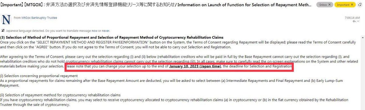 BirolMonjur's tweet photo. @MtGoX Bitcoin repayments pushed to 2023 https://t.co/WTaobF9gu9
