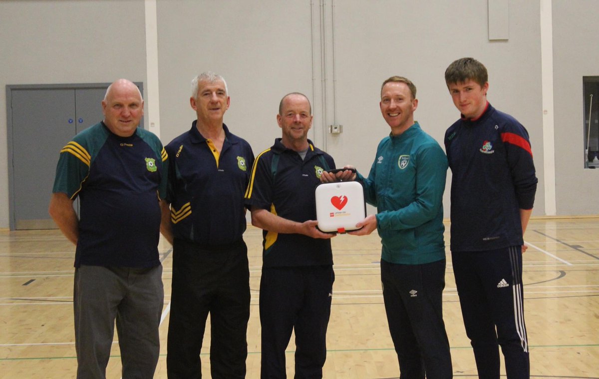 Gary Seery (@avenueseery) on Twitter photo 💚Delighted to be able to present this state-of-the-art LIFEPAK CR2 defibrillator to <a href="/MucklaghC/">Mucklagh Schoolboys/ Girls Soccer Club</a> as part of the <a href="/MrsBrownsBoys/">Mrs. Brown's Boys</a> FAI Heart Care programme. Well done to all the committee for the work they put in to get this potential life saving piece of equipment. #defibssavelives 💚Delighted to be able to present this state-of-the-art LIFEPAK CR2 defibrillator to <a href="/MucklaghC/">Mucklagh Schoolboys/ Girls Soccer Club</a> as part of the <a href="/MrsBrownsBoys/">Mrs. Brown's Boys</a> FAI Heart Care programme. Well done to all the committee for the work they put in to get this potential life saving piece of equipment. #defibssavelives