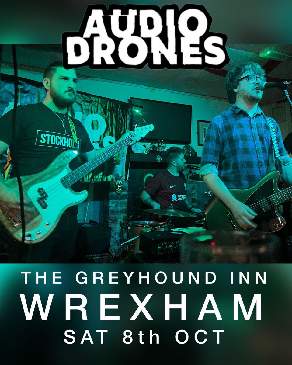 ‼️ WREXHAM ‼️ Tonight we are back in full band formation playing at The Greyhound Inn from 9pm! Hope to see you there 🥳 #wrexham #local #band #music #pub #show #play #greyhound #inn #band #saturday #night