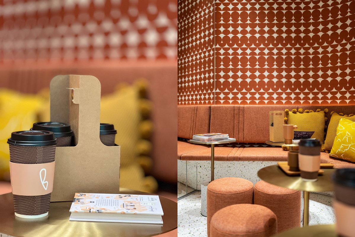 123Oneplus's tweet image. #NOVOLAND 14
The gravure hanging prints, menu, cups, cup holders and coffee beans packaging for BREW CAFE in #mall were all designed and customized by us. We suggested building a coffee shop to create a space for people experiencing the casual ambience of #Nordic #lifestyle.