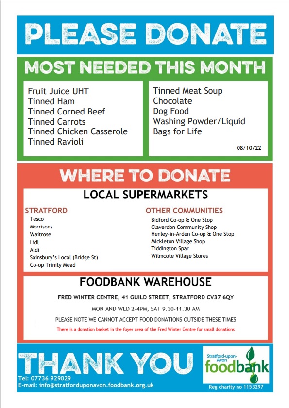 During September we fed the highest number of people since we opened our doors in 2013 - this is sobering news but not surprising as the cost of living crisis bites  - if you can support us with an item or two this winter - we would really appreciate it - thank you 💚