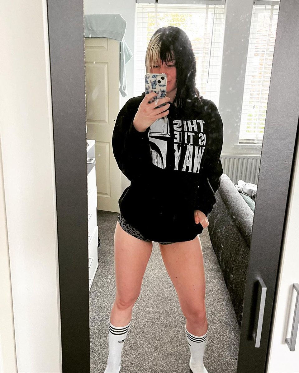 Continuing the trend of showing the peach and thighs the future champion of NXT, AS A WHOLE has got. You're allowed to stare. 👆🏻🔝